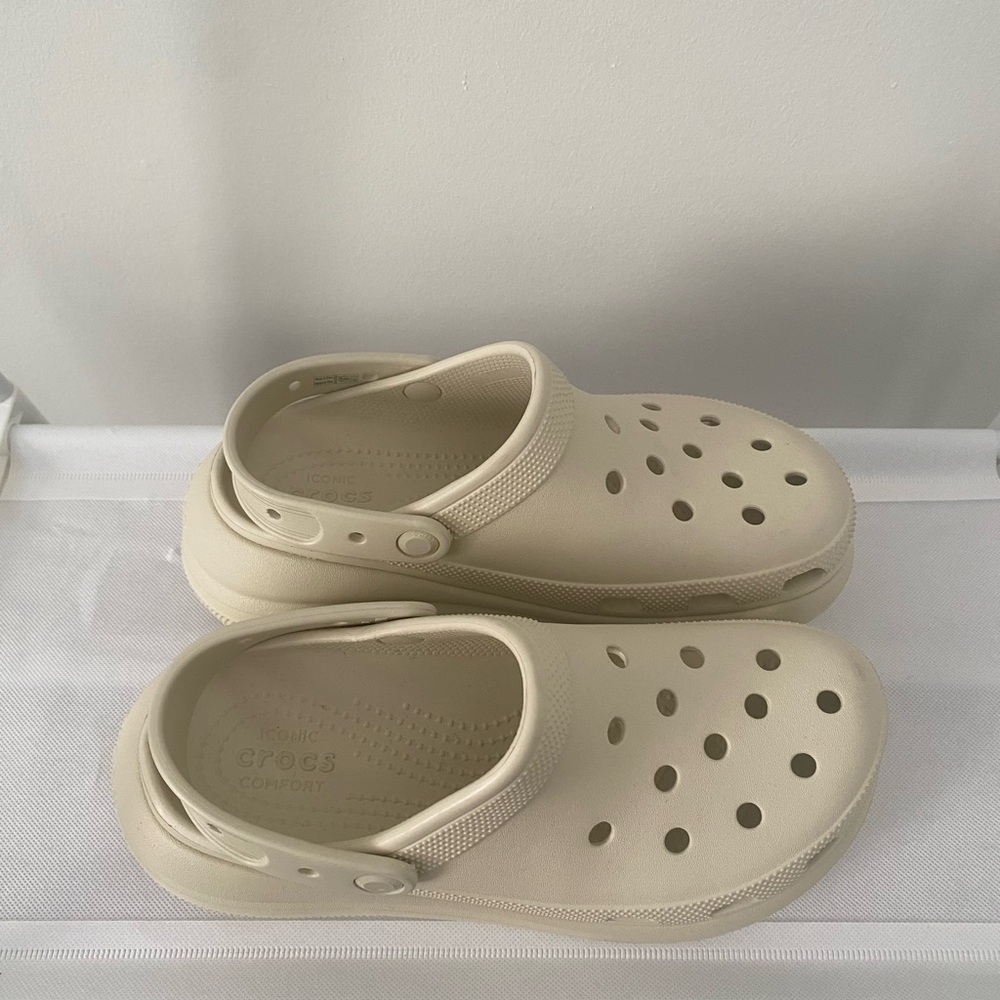 Beige Crocs - Picture 2 of 3